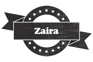 Zaira grunge logo