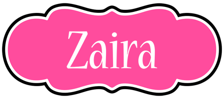 Zaira invitation logo