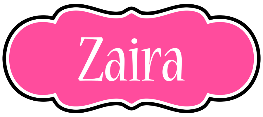 Zaira invitation logo