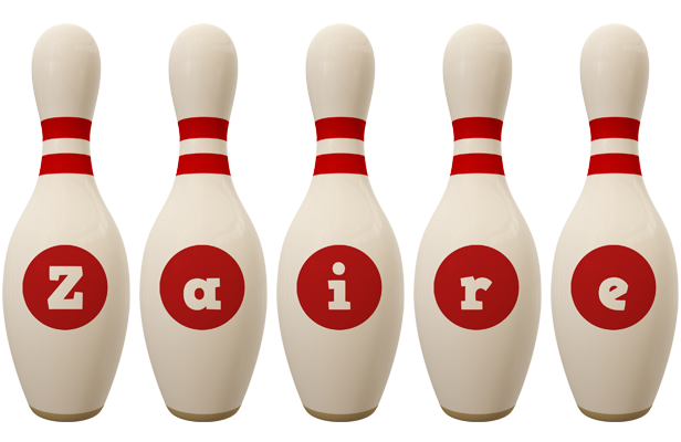 Zaire bowling-pin logo