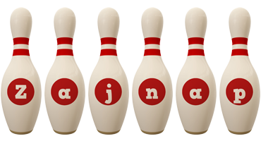 Zajnap bowling-pin logo