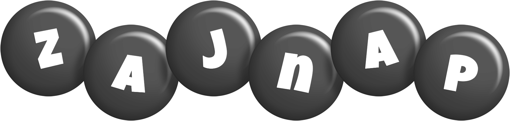 Zajnap candy-black logo