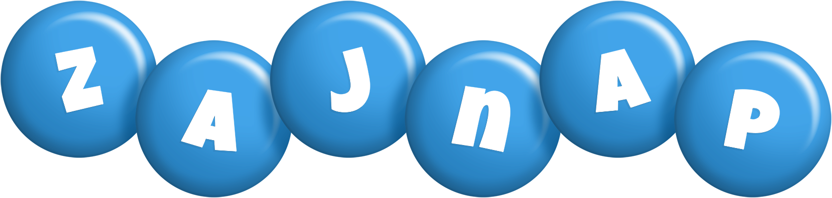 Zajnap candy-blue logo