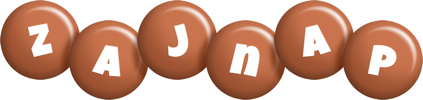 Zajnap candy-brown logo