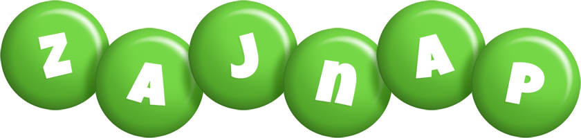 Zajnap candy-green logo