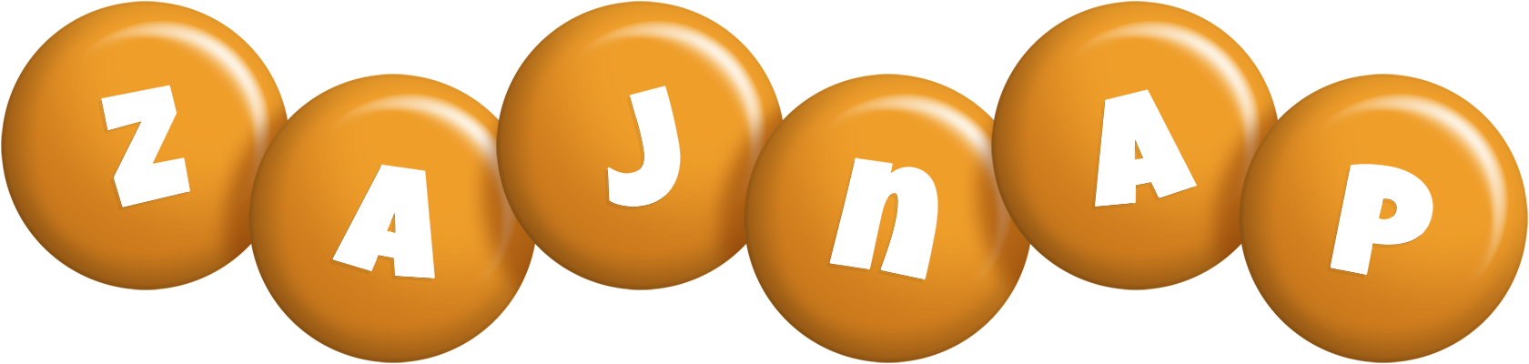 Zajnap candy-orange logo