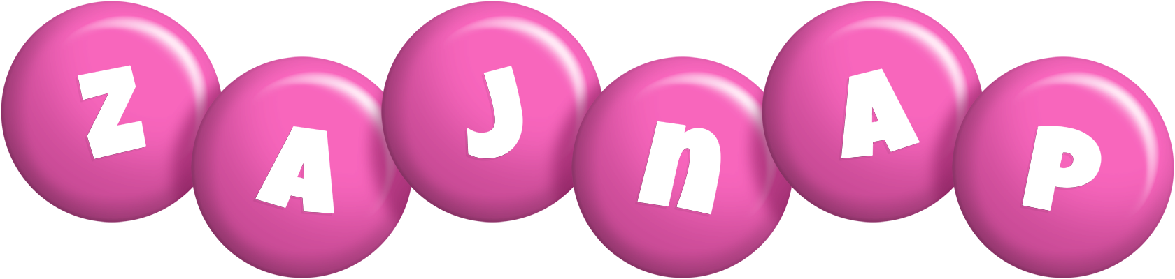 Zajnap candy-pink logo