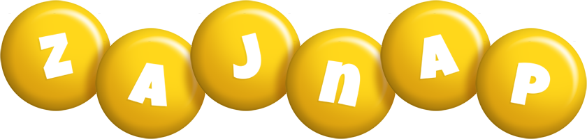 Zajnap candy-yellow logo