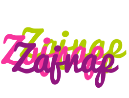 Zajnap flowers logo