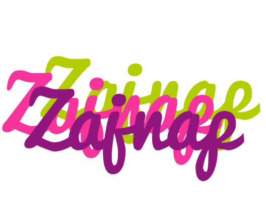 Zajnap flowers logo