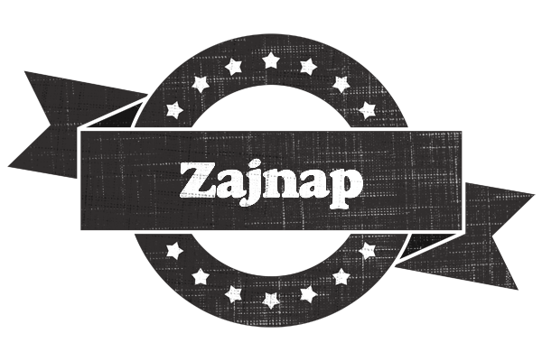 Zajnap grunge logo