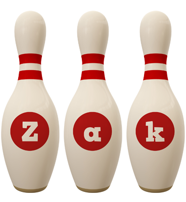 Zak bowling-pin logo