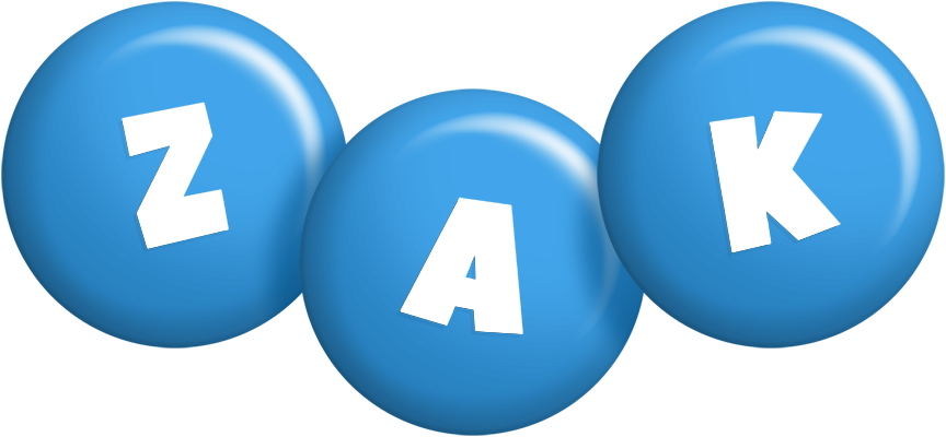 Zak candy-blue logo