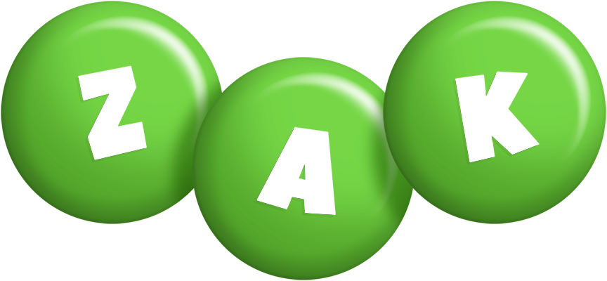 Zak candy-green logo