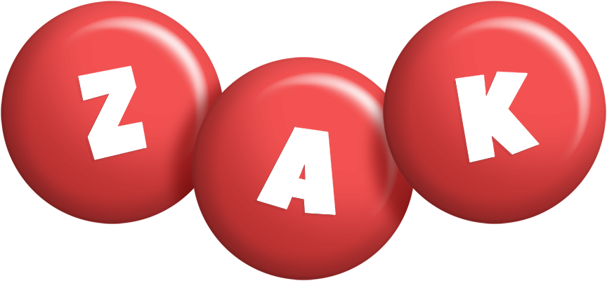 Zak candy-red logo