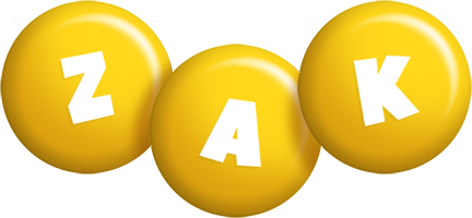 Zak candy-yellow logo