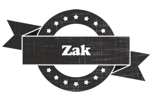 Zak grunge logo