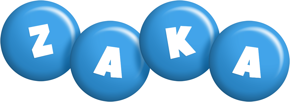 Zaka candy-blue logo