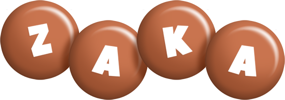 Zaka candy-brown logo