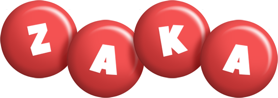 Zaka candy-red logo