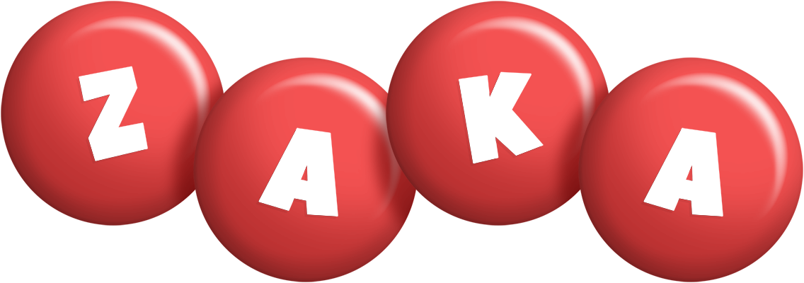 Zaka candy-red logo