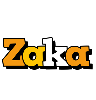Zaka cartoon logo