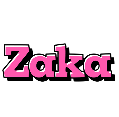 Zaka girlish logo