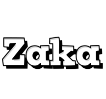 Zaka snowing logo