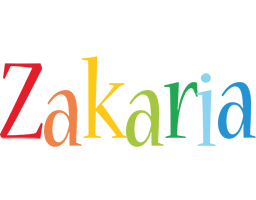 Zakaria birthday logo