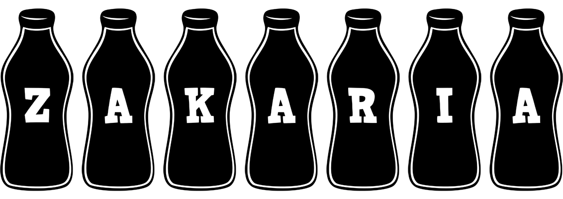 Zakaria bottle logo