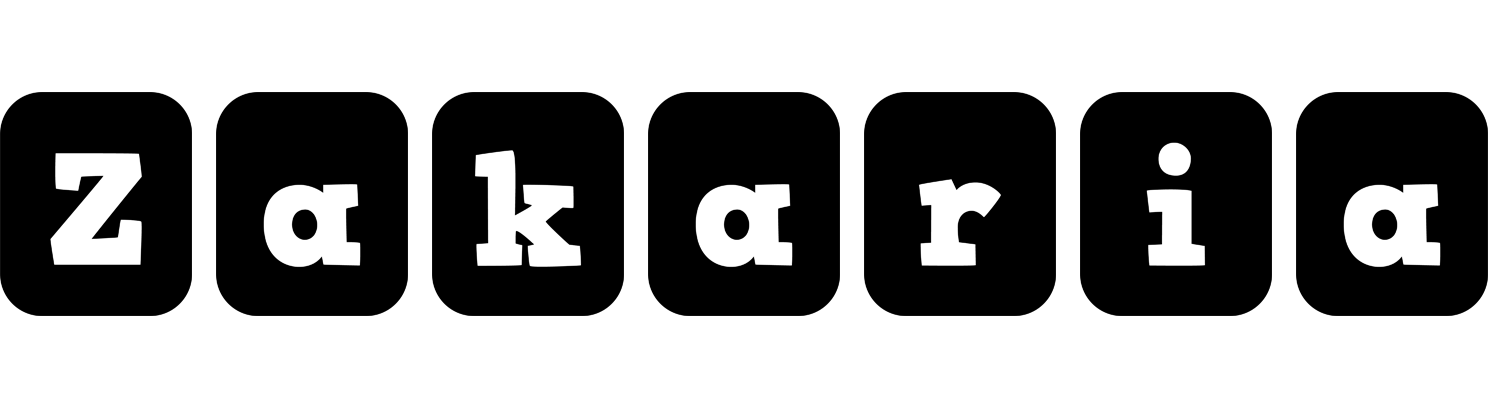 Zakaria box logo