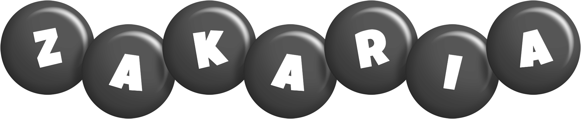 Zakaria candy-black logo