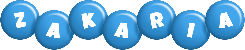 Zakaria candy-blue logo