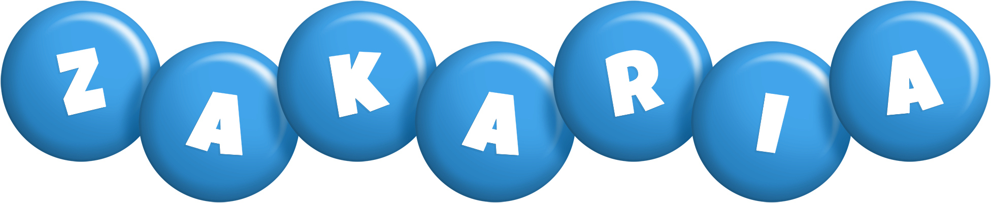 Zakaria candy-blue logo