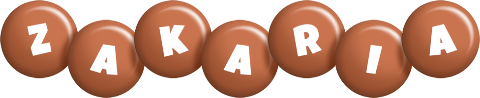 Zakaria candy-brown logo