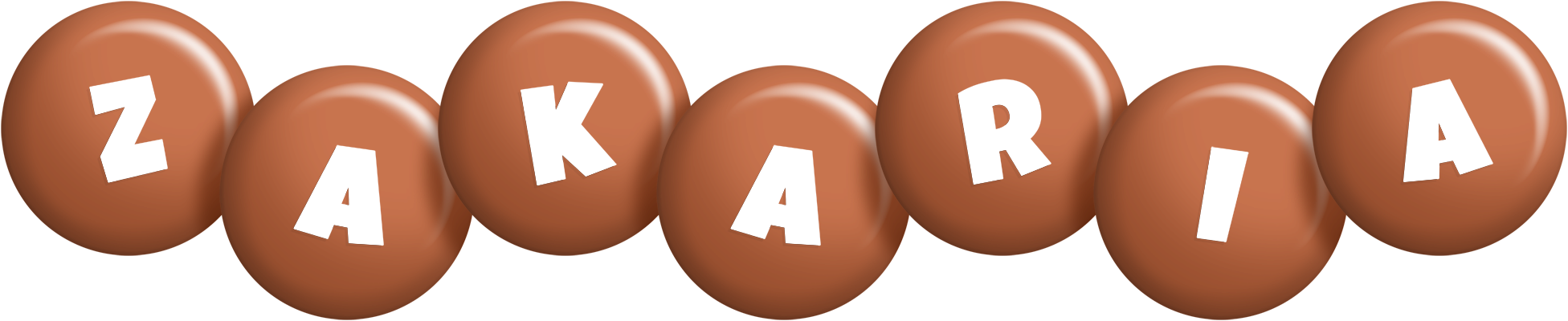 Zakaria candy-brown logo