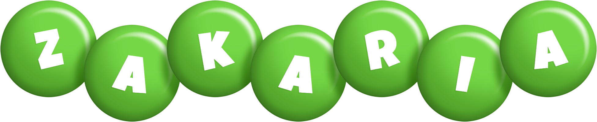 Zakaria candy-green logo