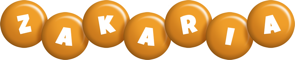 Zakaria candy-orange logo