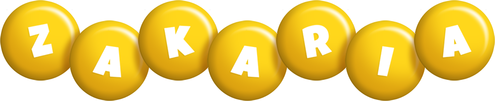 Zakaria candy-yellow logo