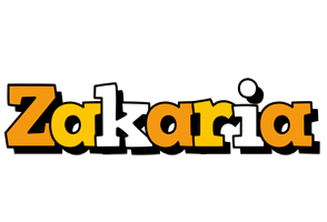 Zakaria cartoon logo