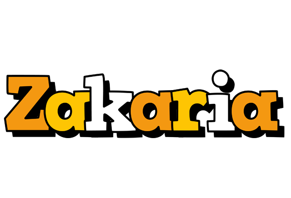 Zakaria cartoon logo
