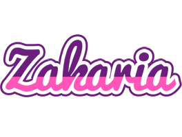 Zakaria cheerful logo