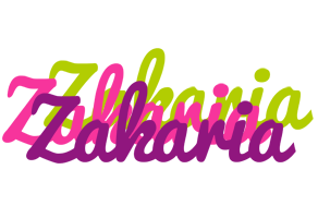 Zakaria flowers logo