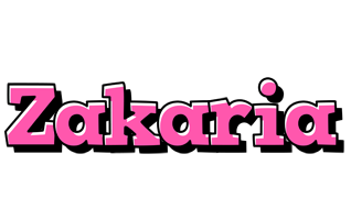 Zakaria girlish logo
