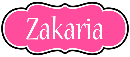 Zakaria invitation logo