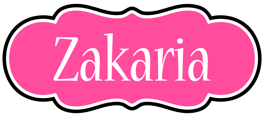 Zakaria invitation logo