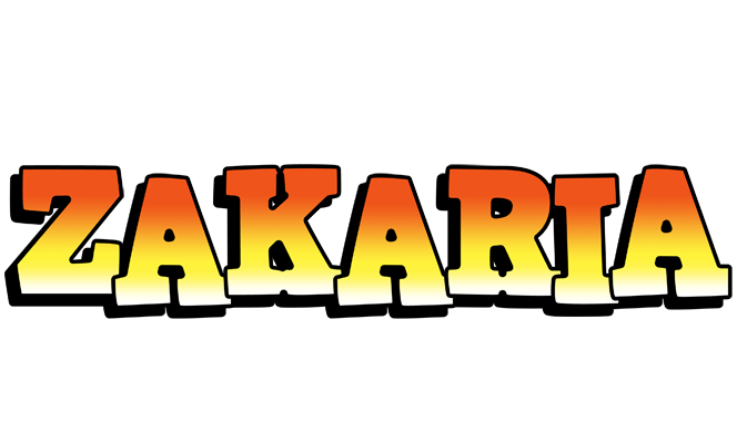 Zakaria sunset logo