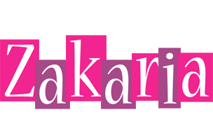 Zakaria whine logo