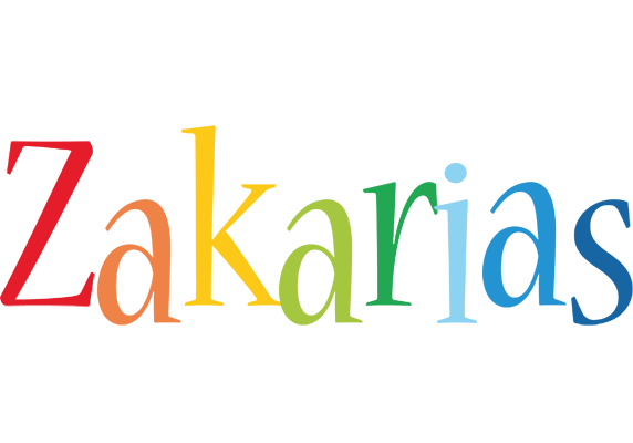 Zakarias birthday logo