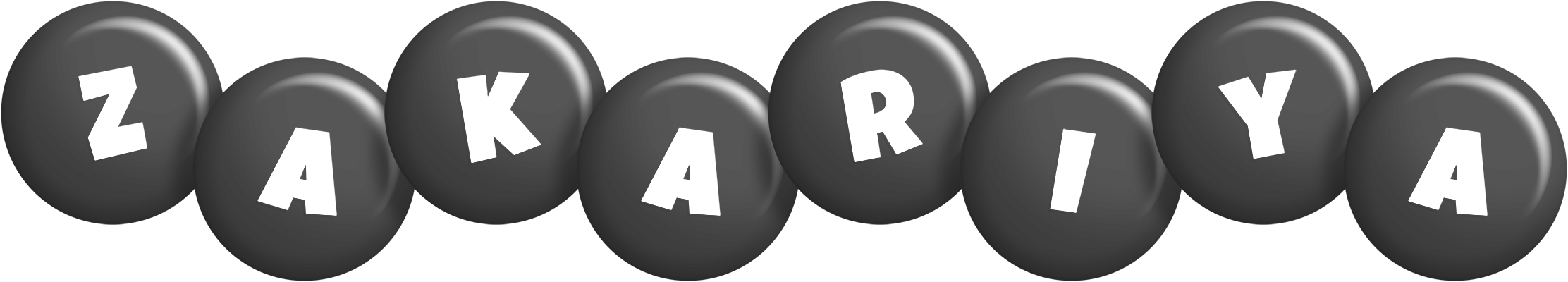 Zakariya candy-black logo